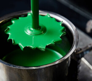 Paint blade mixer